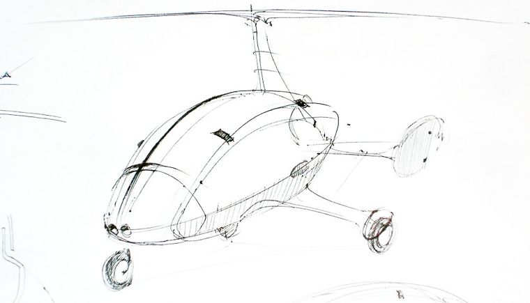 Эскиз автожира