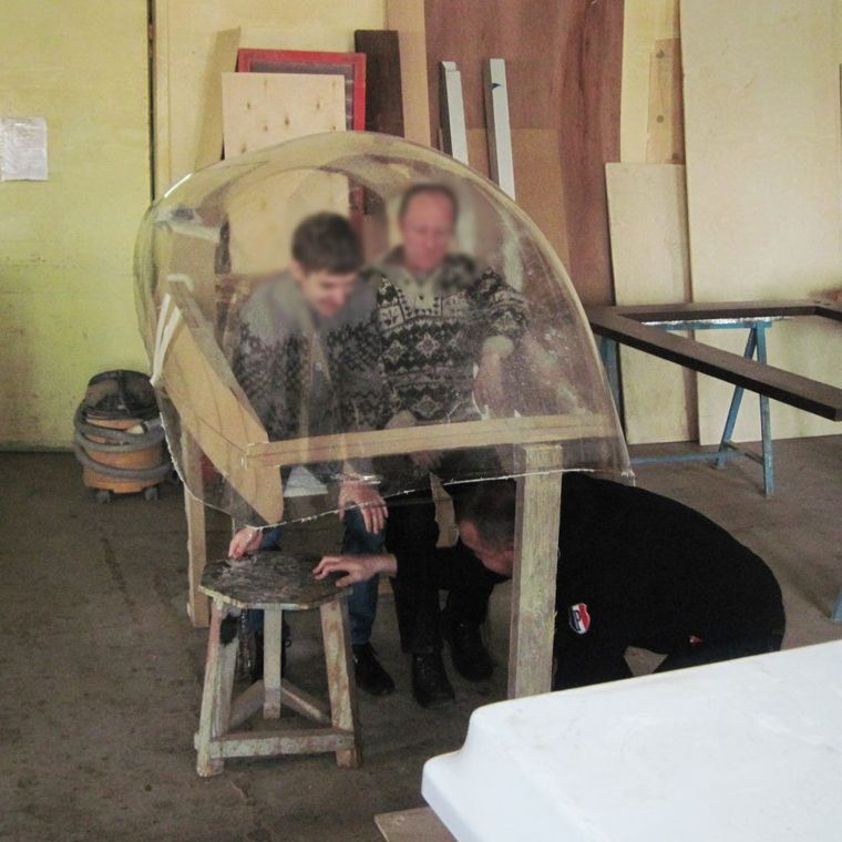 Примерка фонаря