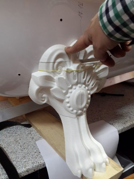 Foot mock-up
