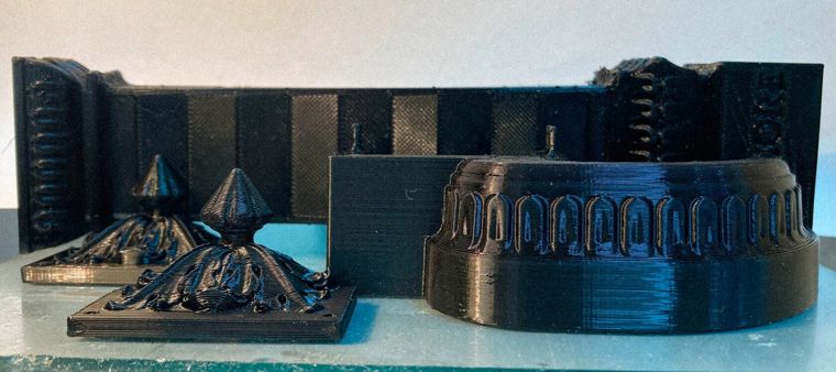 3D-printed section models