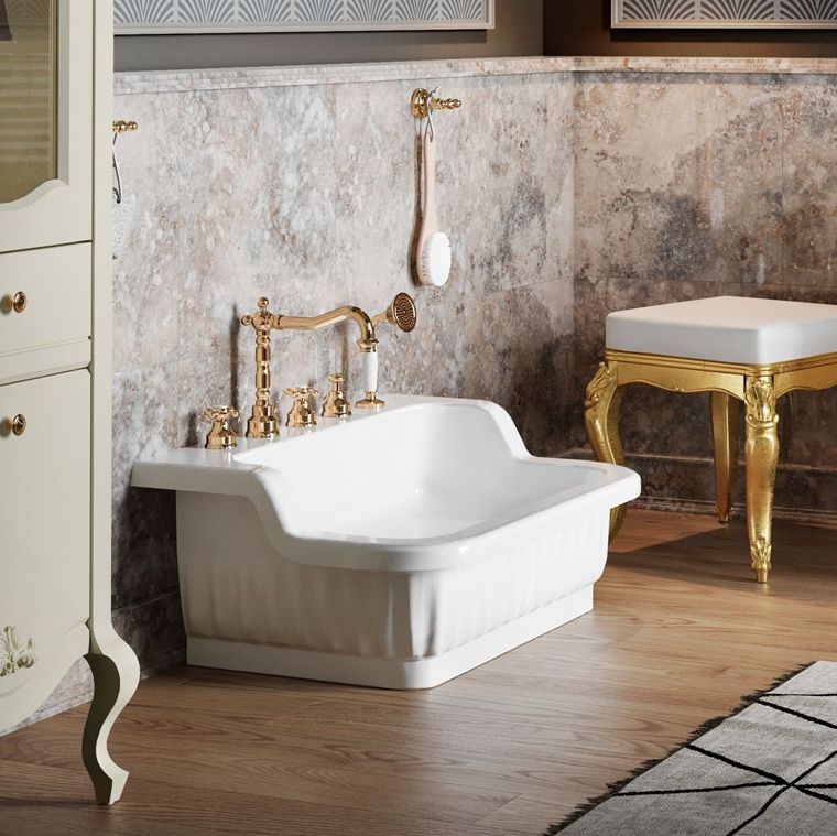 Project photo: Olivia floor-standing basin — 9