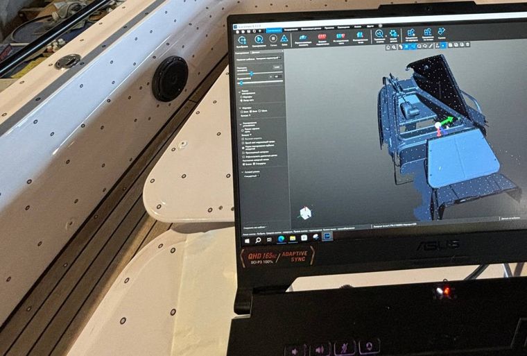 3D-сканирование на объекте клиента