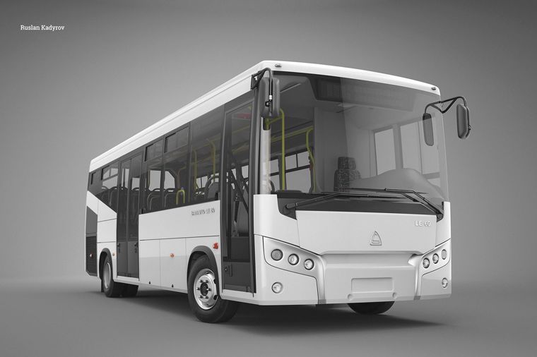 Рендер автобуса